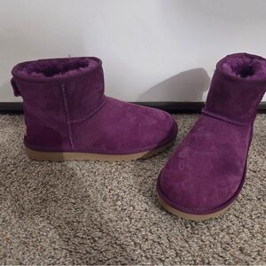 UGG Purple Fluffy Footwear